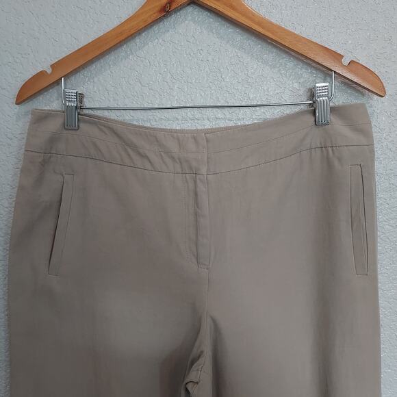 Pendelton Tan Silk Blend Trouser Pants Size 12 - Picture 6 of 13